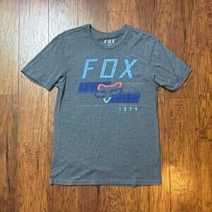 Fox Racing Y2K Men's Grey Premium Fit Overview Graphic T-Shirt